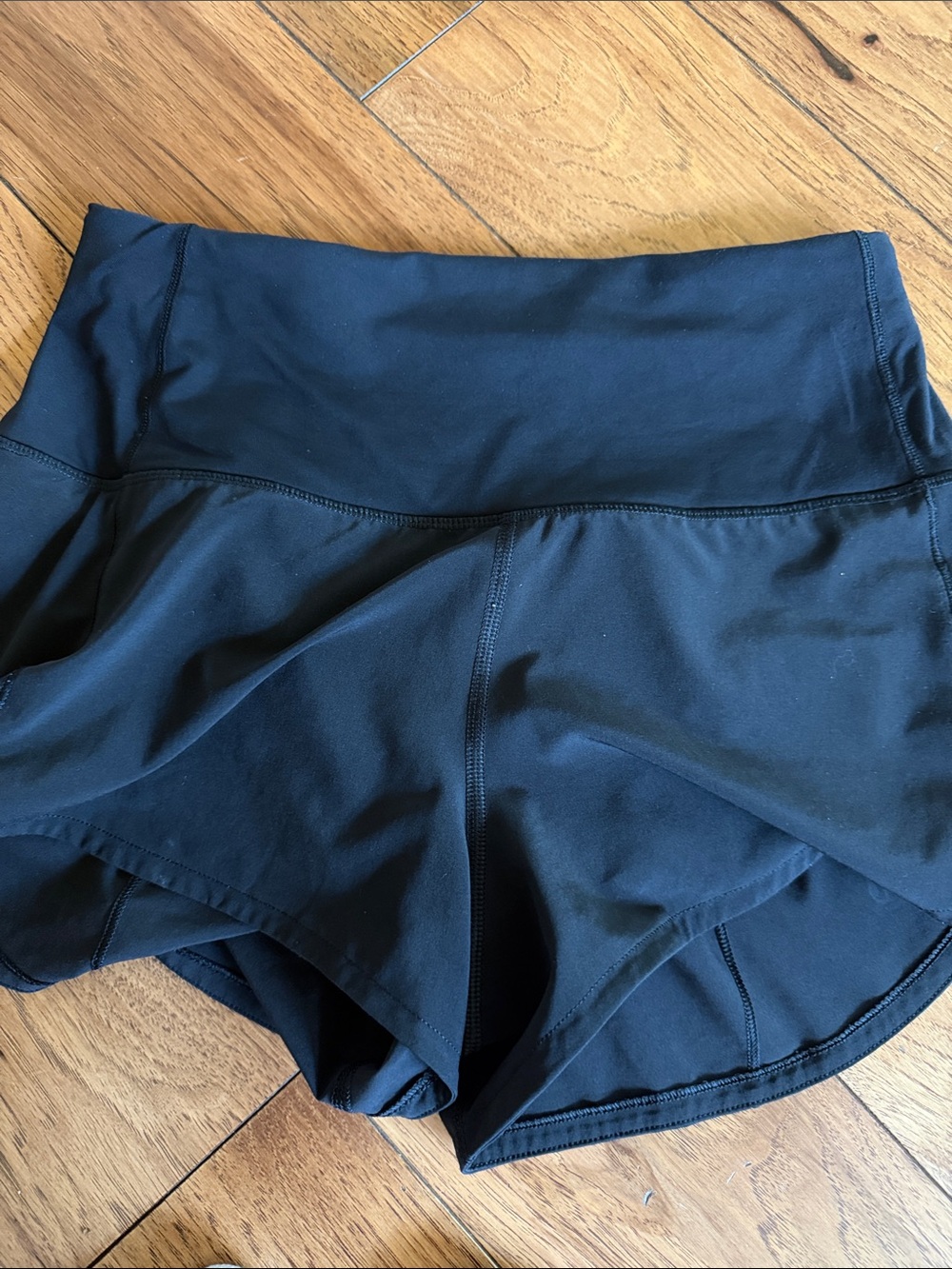 Lulu speed up High-Waist Black Women's Athletic Shorts